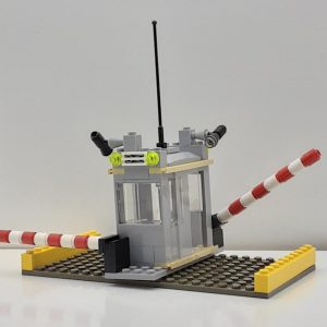 LEGO City MOC Town Security / Checkpoint / Toll / Parking Lot / 2 lane Booth.
