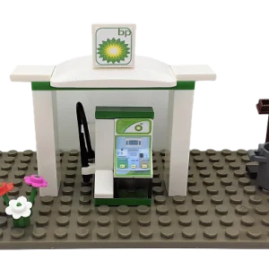 Lego MOC City Building Toys Bricks BP Gas Station ATM & More