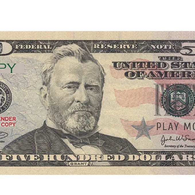 Prop Fake Play Money USA Bundle $500/1,000/2,000 Dollar Bil - Image 4