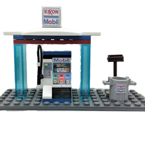 Lego MOC City Building Toys Bricks Gas Station ATM & More