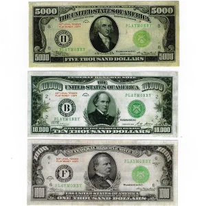 Fake Prop Play Money USA $1,000-5,000-10,000 X20ea. BILLS. (1934)